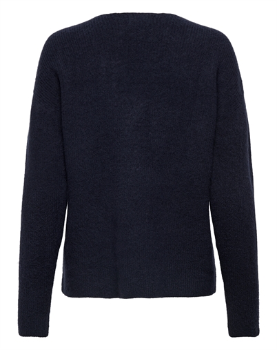 Only - Camilla V-Neck Strik - Night Sky